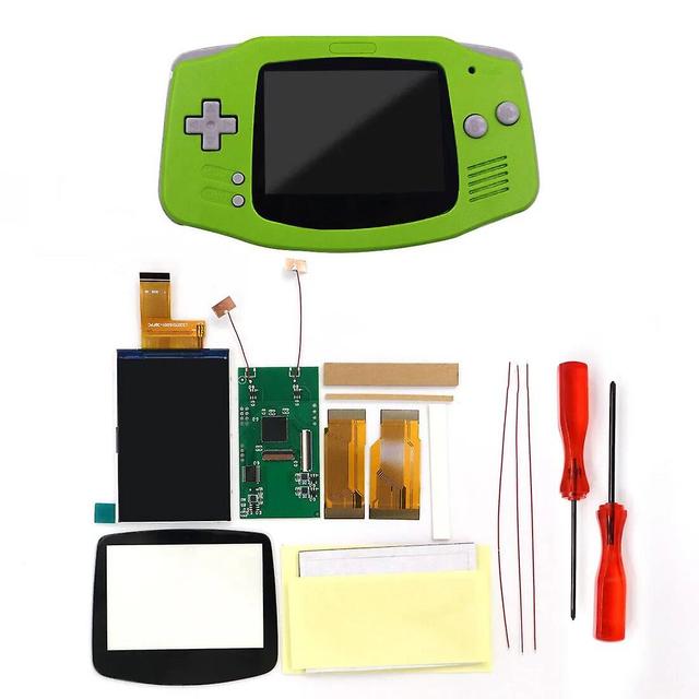 Game Console Accessories Easy Install V5 Drop In Gba 3.0\ Green on Productcaster.