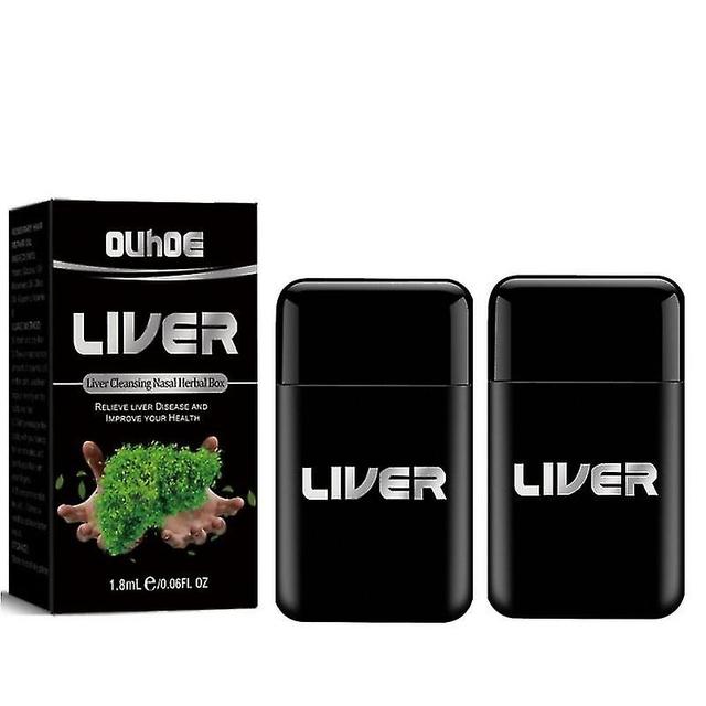 2x Herbal Repair Nasal Box Liver Cleaning Health Care Detox Repair Nasal Lung 1.8ml on Productcaster.