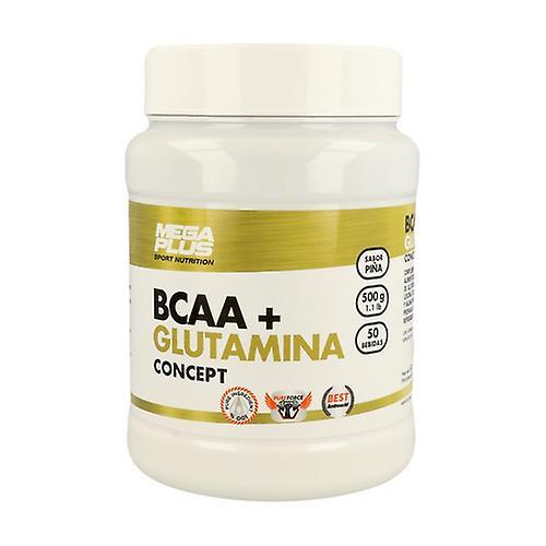 MegaPlus BCAA + Glutamine Concept (pineapple flavor) 500 g (Pineapple) on Productcaster.