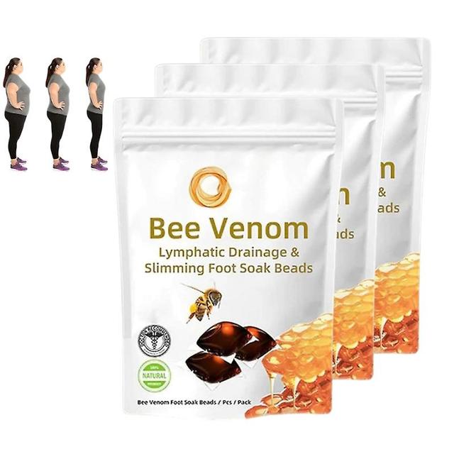 21x Bee Lymphatic Drainage Slimming Foot Soak Beads Foot Cleaning Soak Feet Health Care on Productcaster.