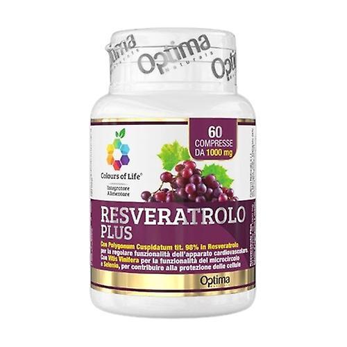 Colours of life Resveratrol Plus 60 tablets of 1000mg on Productcaster.