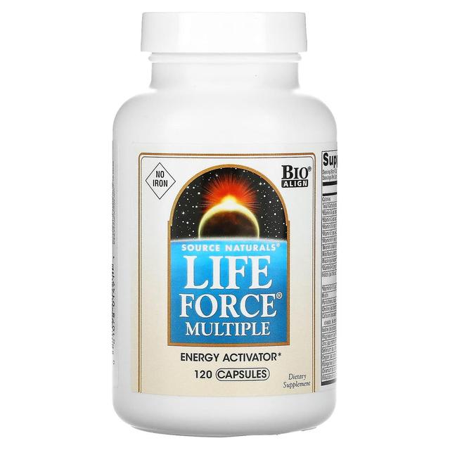 Source Naturals, Life Force Multiple, No Iron, 120 Capsules on Productcaster.