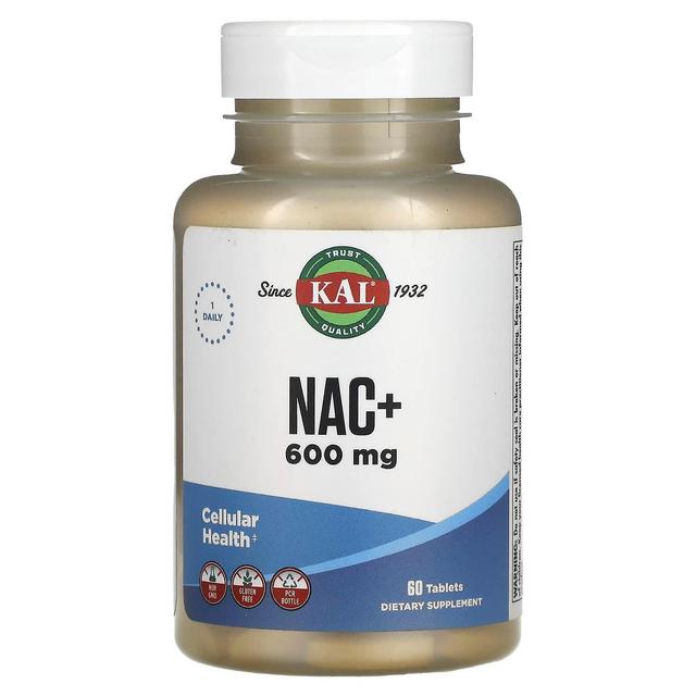 KAL, NAC+, 600 mg, 60 Tablets on Productcaster.