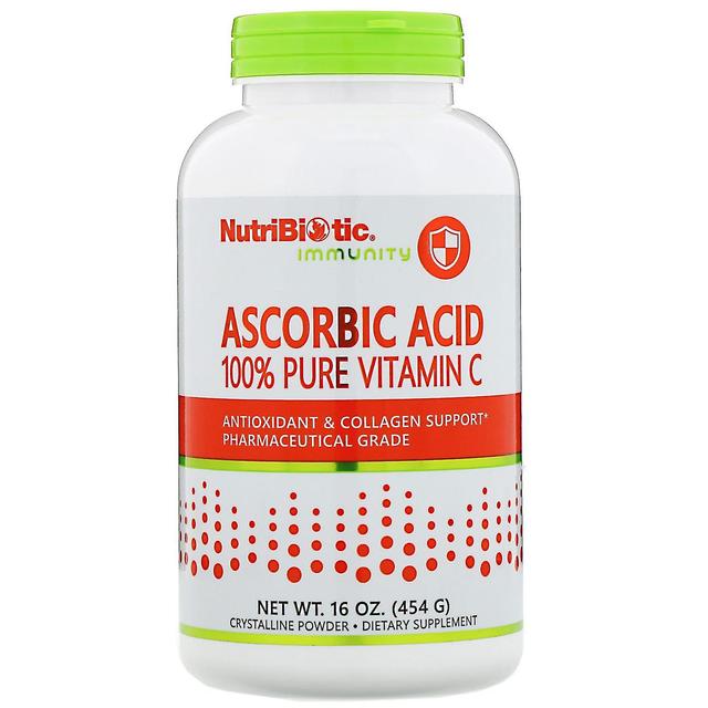 NutriBiotic, Immunity, Ascorbic Acid, 100% Pure Vitamin C, 16 oz (454 g) on Productcaster.