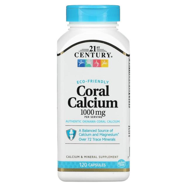 21st Century, Coral Calcium, 250 mg, 120 Capsules on Productcaster.