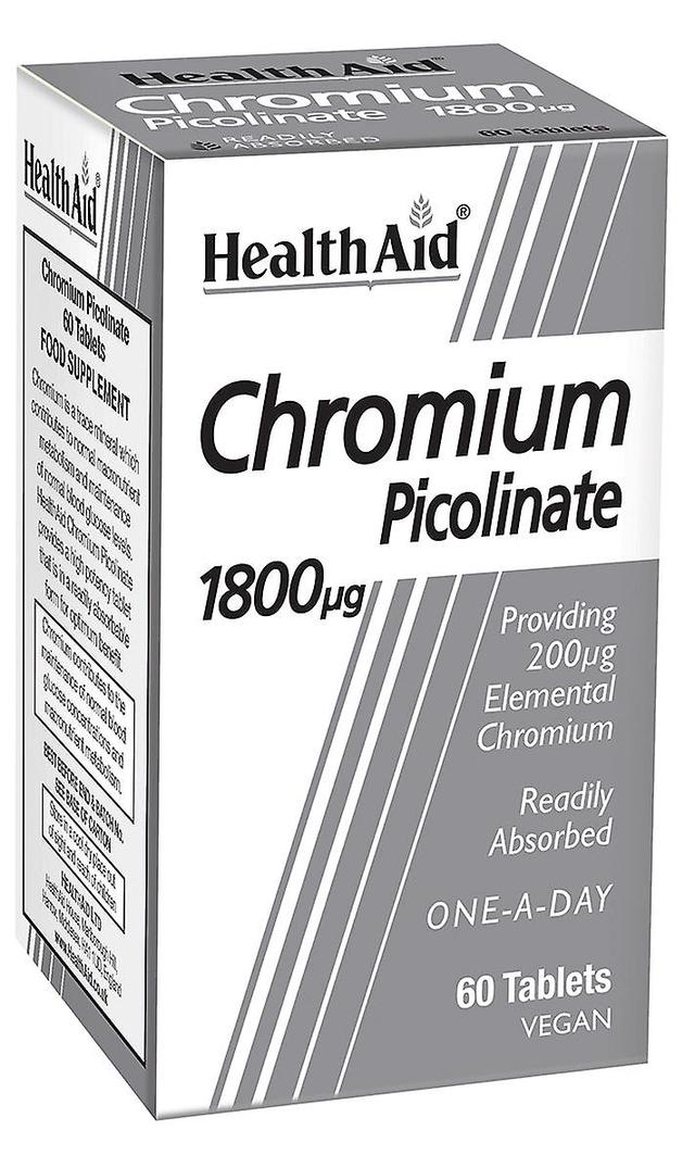 Health aid chromium picolinate 1800ug 60's on Productcaster.