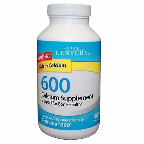 21st Century Calcium Supplement, 600 mg, 400 Tabs (Pack of 3) on Productcaster.