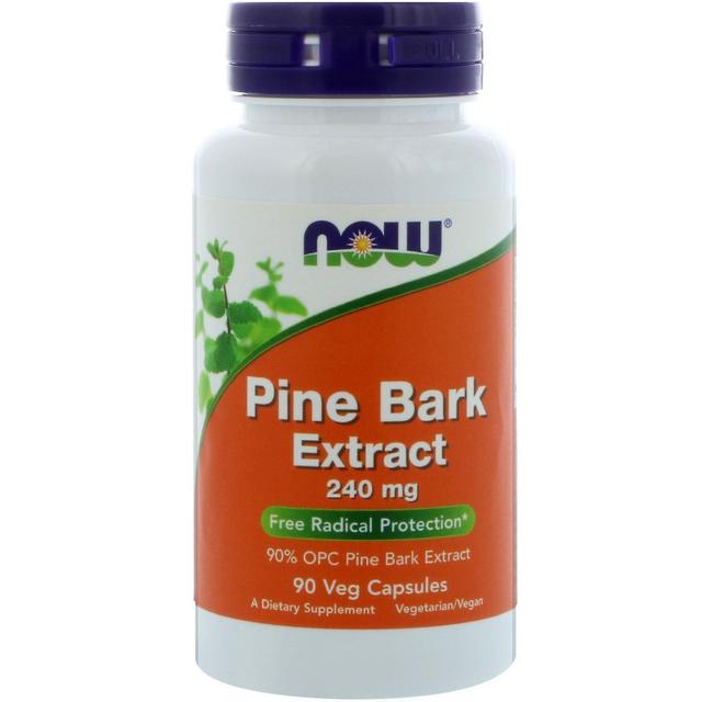 NOW Foods Nu Foods, Pine Bark Extract, 240 mg, 90 Veg kapslar on Productcaster.