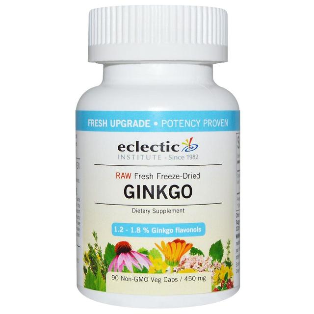 Eclectic Institute, Ginkgo, 450 mg, 90 Non-GGO Veggie Caps on Productcaster.