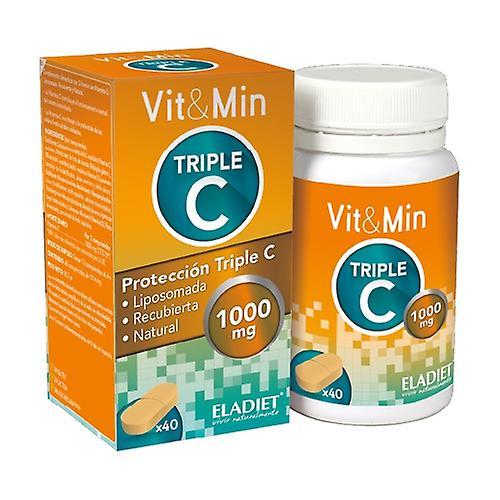 Eladiet Vit & Min Triple C 40 tablets on Productcaster.