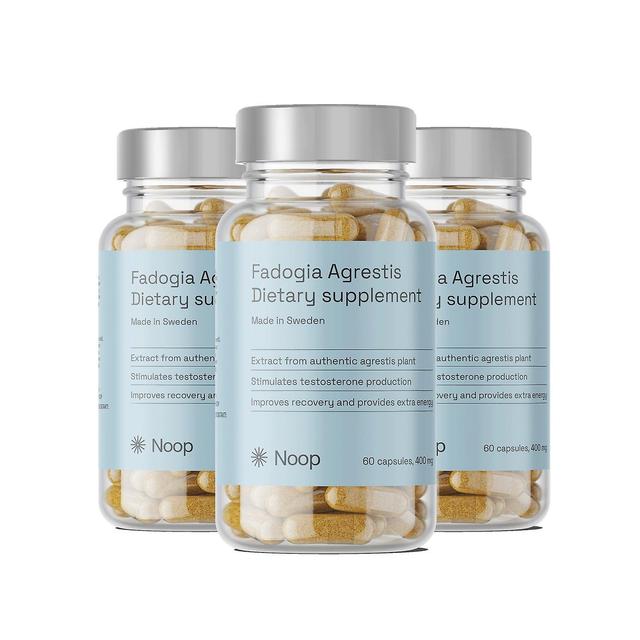 3 Pack - Premium Fadogia Agrestis, a total of 180 capsules with 400 mg of high quality as a training booster on Productcaster.