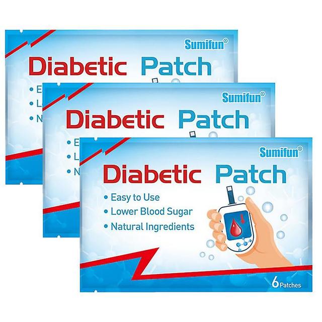 1-5 Beutel Diabetiker-Pflaster Blutzucker senken Glukose Chinesisches Kräuter-Medizinpflaster 3bags on Productcaster.