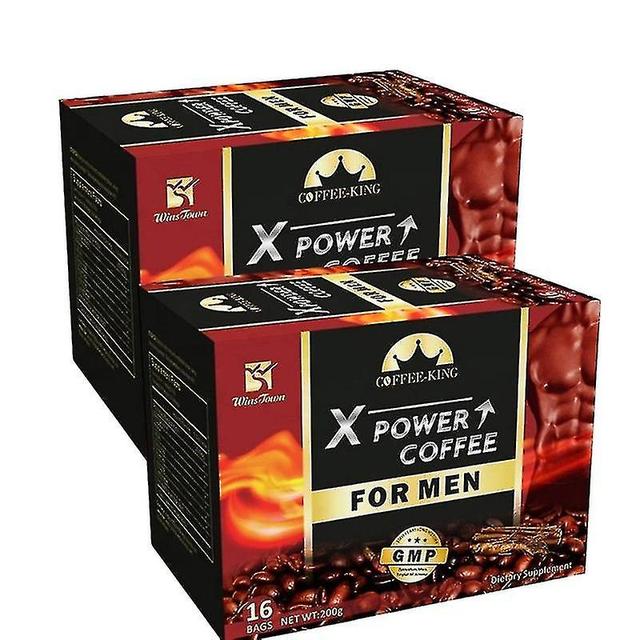 1-3sets X Power Koffie voor mannen Kruidensupplement Koffie-energie Verbeter fysieke prestaties en opwinding, verleng seksueel genot Instant zwarte... on Productcaster.