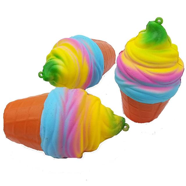 Szbght Scented Rainbow Fudge Ice Cream Slowly Rising Children's Toy on Productcaster.