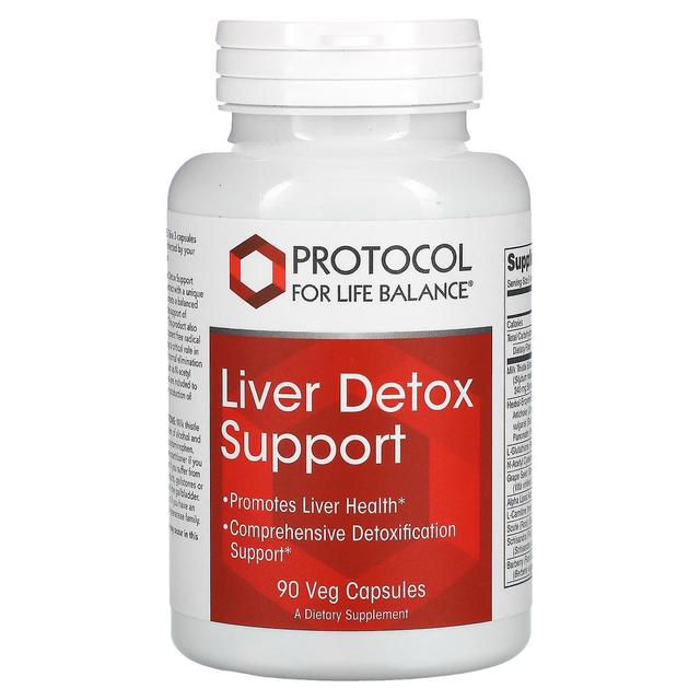 Protocol for Life Balance, Liver Detox Support, 90 Veg Capsules on Productcaster.