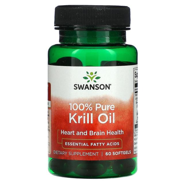 Swanson, 100% ren krillolja, 60 softgels on Productcaster.