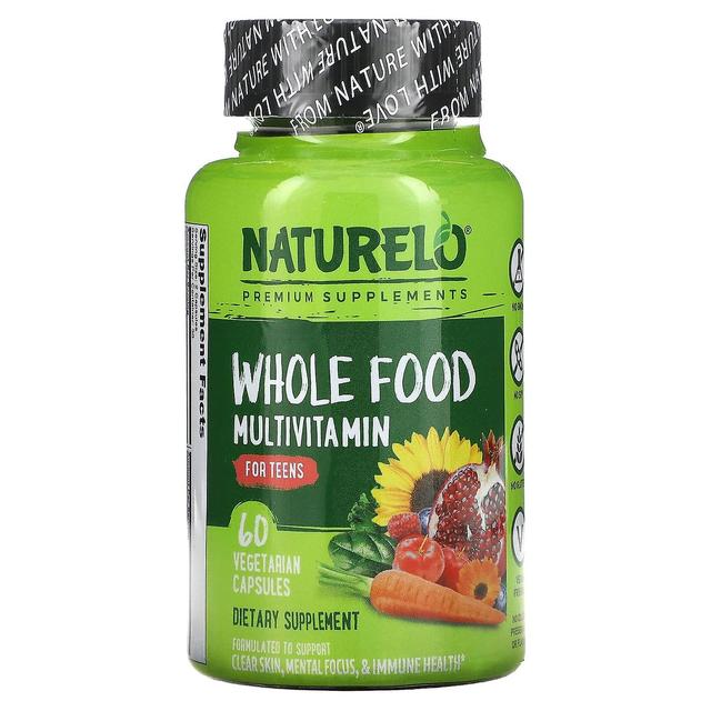 NATURELO, Whole Food Multivitamin for Teens, 60 Vegetarian Capsules on Productcaster.