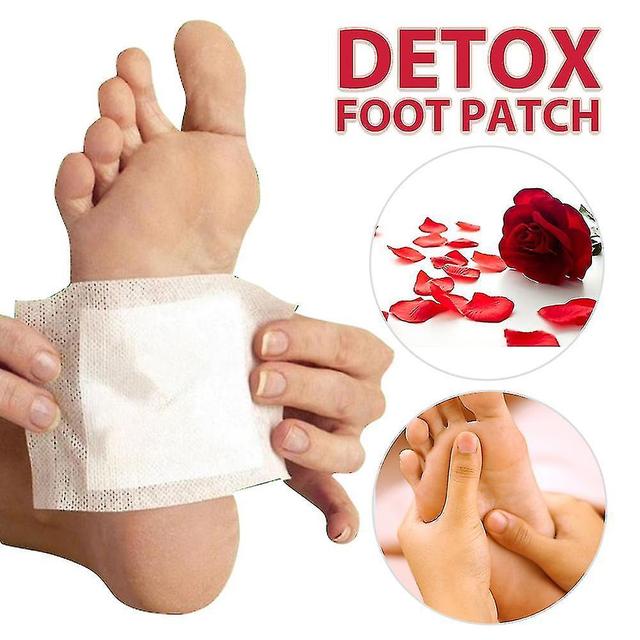 christina show 16 Pcs Natural Detox Foot Health Care Medical Rose Essential Oil Slimming&sleeping Adhesive Pads on Productcaster.