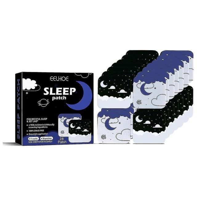 28pcs parches de sueño para mujeres hombres promueve el sueño de descanso y eimina jet lag on Productcaster.