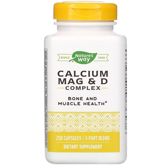 Nature's Way, Calcium Mag & D Complex, 250 Capsules on Productcaster.