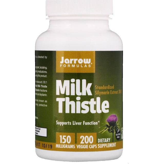 Jarrow Formulas, Milk Thistle, 150 mg, 200 Veggie Caps on Productcaster.