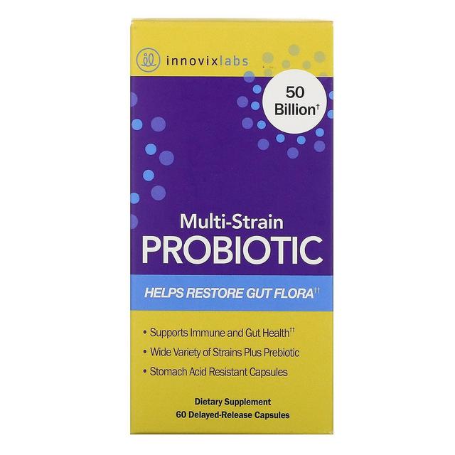 InnovixLabs, Multi-Strain Probiotic, 50 Billion, 60 Delayed-Release Capsules on Productcaster.