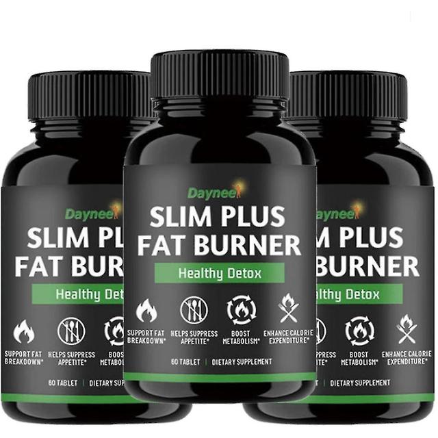 Fat Burning Dietary Supplement Healthy Vegan Detox Slimming Herbal Capsules-60 Capsules-xdd 3PCS on Productcaster.