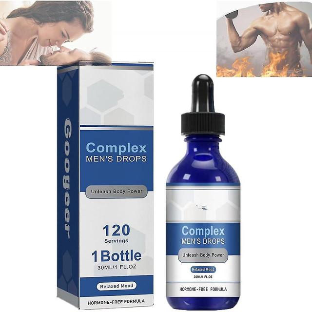 Complex Men's Drops, 30ml Complex Mens Drops, Complex Drops For Men, Inhibitor Supplement Drops, Secret Happy Drops For Strong Men LXT 1pcs on Productcaster.