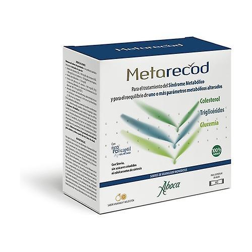 Aboca Metarecod - metabolic syndrome, cholesterol, triglycerides, blood glucose 40 packets of 2.5g on Productcaster.