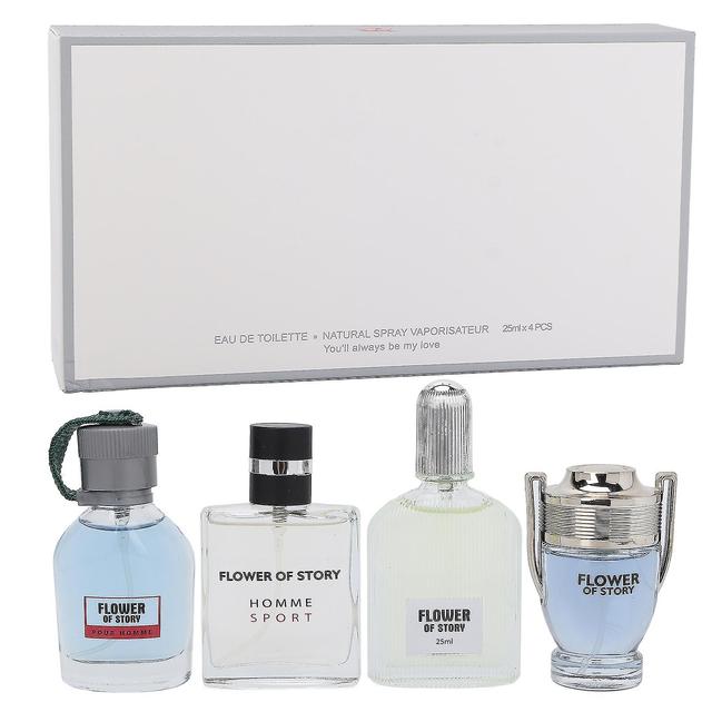 4pcs Men's Sports Perfume Cologne Oceanic Woodiness Fragrance Long Lasting Perfume Set 100ml on Productcaster.