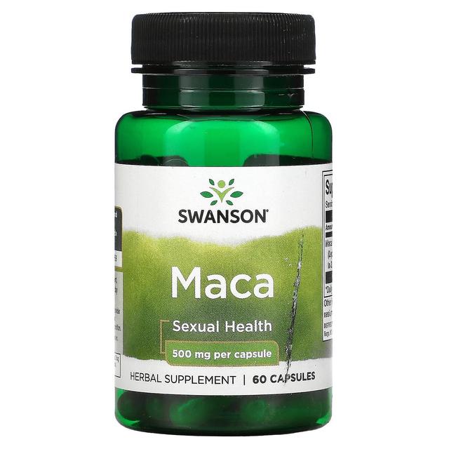 Swanson, Maca , 500 mg, 60 Kapsler on Productcaster.