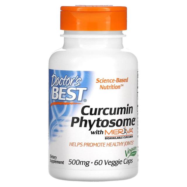 Doctor's Best Doctor's Bästa, Curcumin Phytosome med Meriva, 500 mg, 60 Veggie Caps on Productcaster.