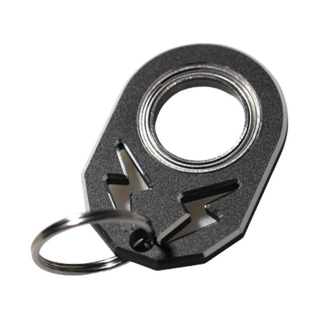 Lightning-shape Keychain Durable Keychain Jewelry Small Waterproof Keychain Black on Productcaster.