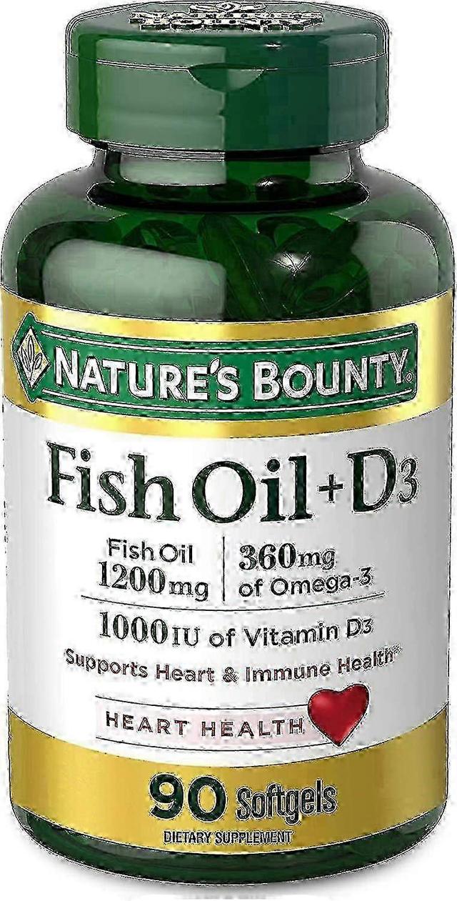 Natures Bounty Nature's bounty fish oil 1200 mg + vitamin d3 1000 iu, softgels, 90 ea on Productcaster.