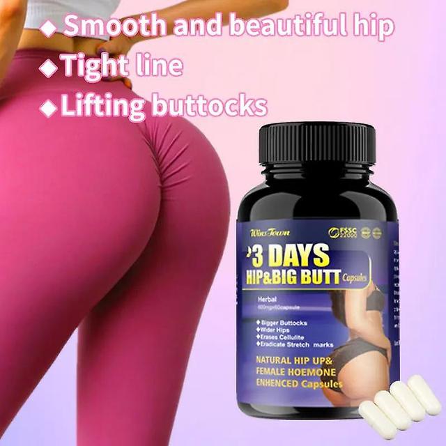 1 Bottle Of Butt Enhancement Capsules | 3-day Butt And Big Butt Enhancement Capsules For Buttocks Growth Lifting And Firming Supplement 2PCS on Productcaster.