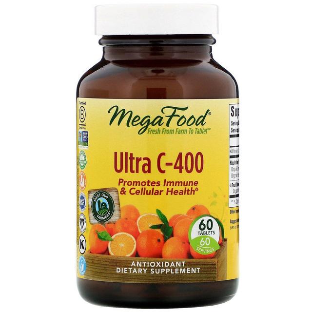 MegaFood, Ultra C-400, 60 Tablets on Productcaster.