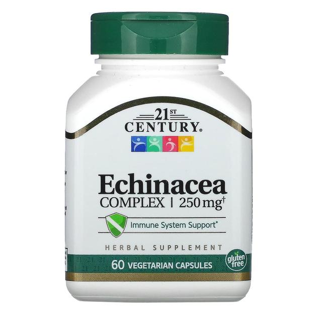 21st Century, Echinacea Complex, 250 mg, 60 Vegetarian Capsules on Productcaster.