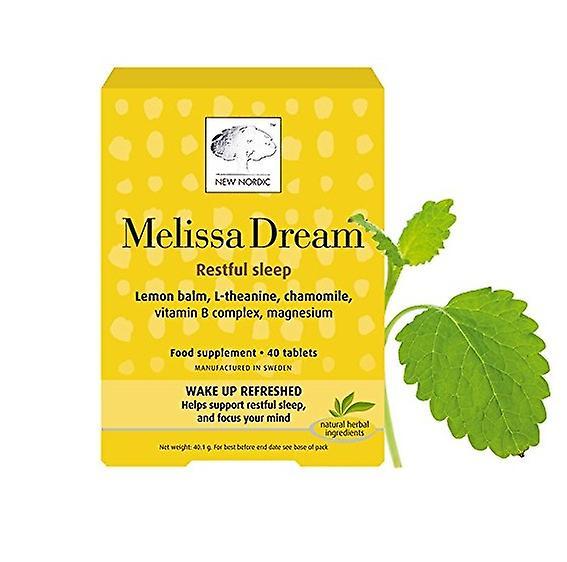 New Nordic, Melissa Dream,40 tablets on Productcaster.