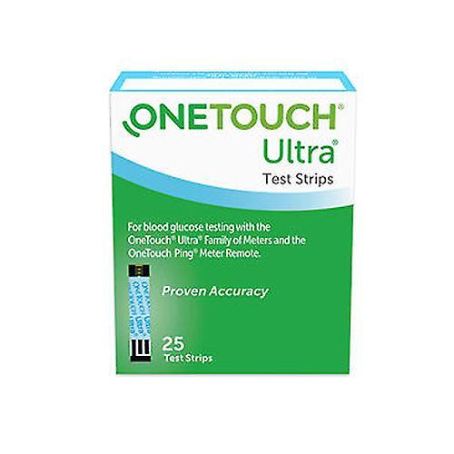 Onetouch Ultra Blue Teststrips, 25 per stuk (verpakking van 1) on Productcaster.