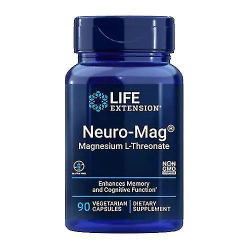 Käyttöiän pidentäminen Neuro-mag Magnesium L-threonate, 90 Vcaps (1 kpl pakkaus) on Productcaster.