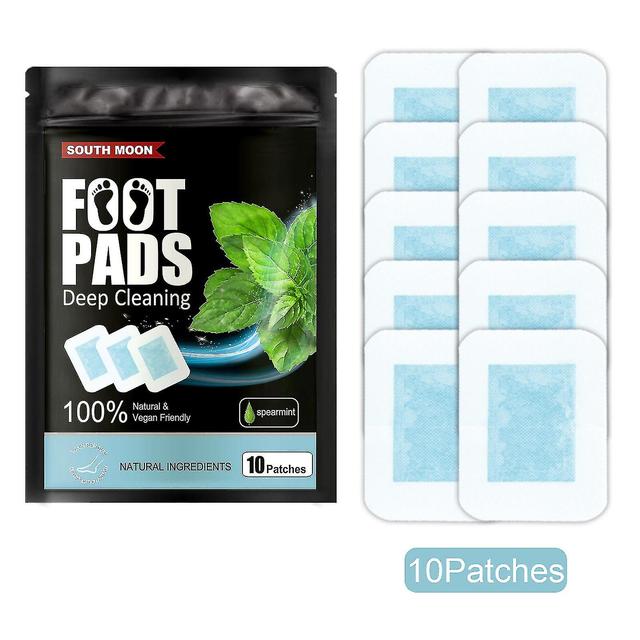 Natural Plant Foot Patch Fast Acting Long Lasting Herbal Stickers For Body Health Treatment Mint Flavor on Productcaster.