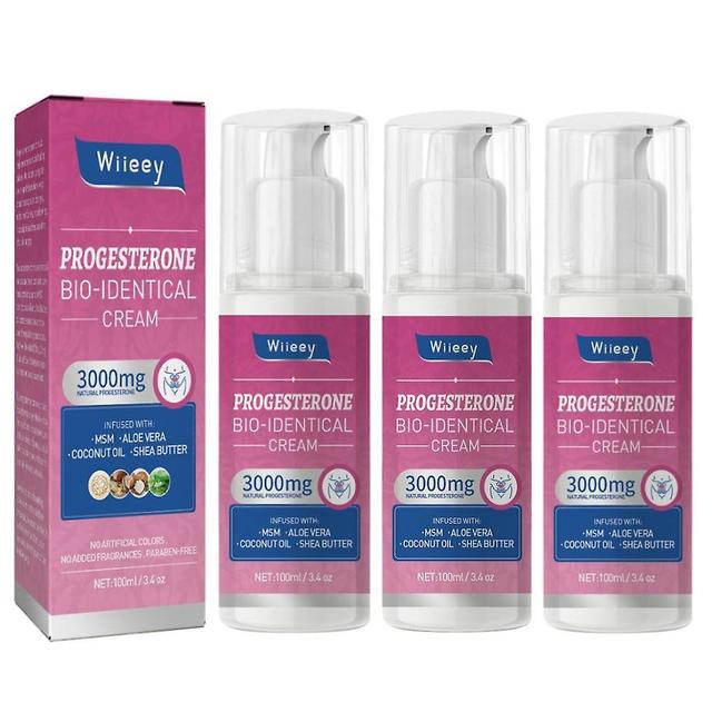 3x 100ml Climacteric Progesterone Cream Female Middle-aged And Elderly Regulating Mood Balance Progesterone Levels Climacteric Balance Cream on Productcaster.