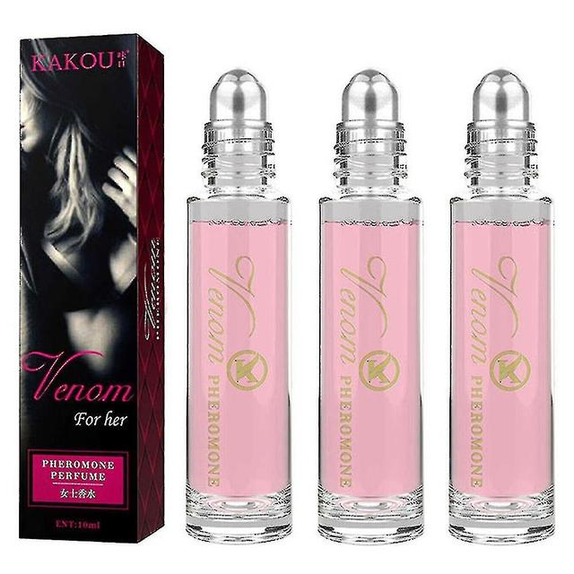 3pcs 10ml Meilleur Sexe Phéromone Partenaire Intime Parfum Spray Parfum Pour Hommes 260g 3Pcs Pink on Productcaster.