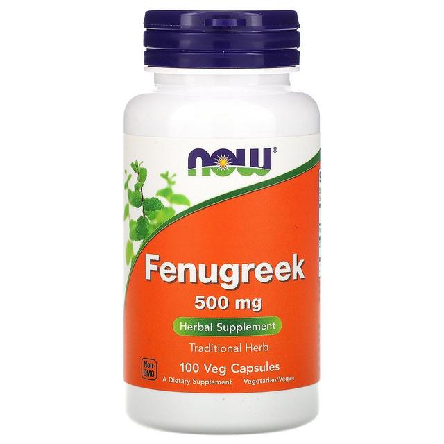 Now Foods, Fenugreek, 500 mg, 100 Veg Capsules on Productcaster.