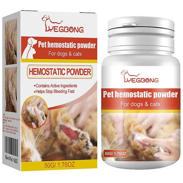 Moye Hematologická chirurgia prášok na zastavenie krvácania a stimuláciu PET hemostatického prášku 50g on Productcaster.