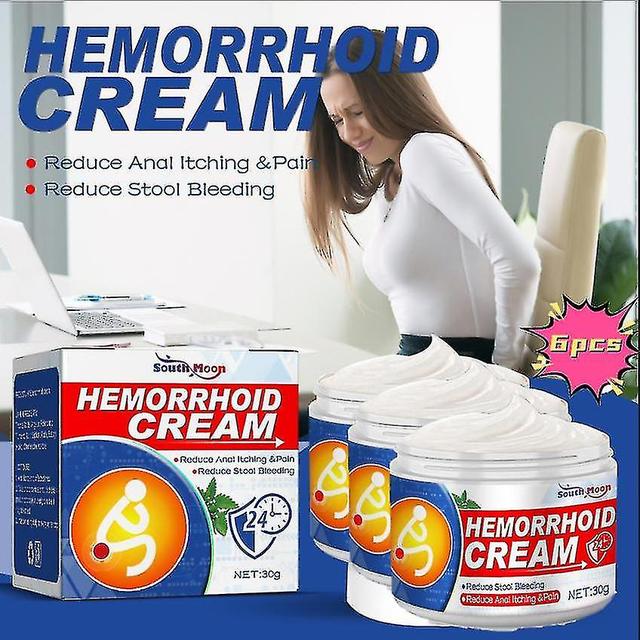 South Moon Hemorrhoids Breaking Cream eliminuje mäsové guľky, reže hemoroidy, zmierňuje opuchy a vredy a mieša vnútorné a vonkajšie análne upokojen... on Productcaster.