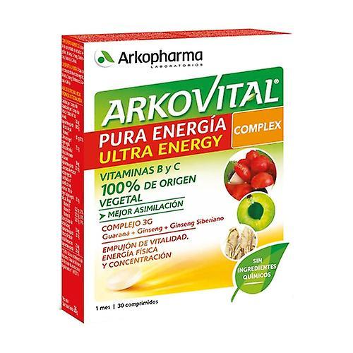 Arkopharma Arkovital Pure Energy Ultra 30 tablets on Productcaster.