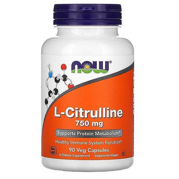 Now Foods, L-Citrulline, 750 mg, 90 Veg Capsules on Productcaster.