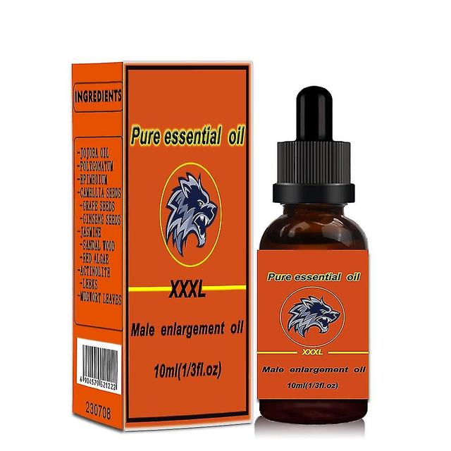 Óleo de alargamento, 10ml de óleo essencial de alargamento masculino, aumento do crescimento do espessamento maior ampliar para o homem 1Pcs on Productcaster.