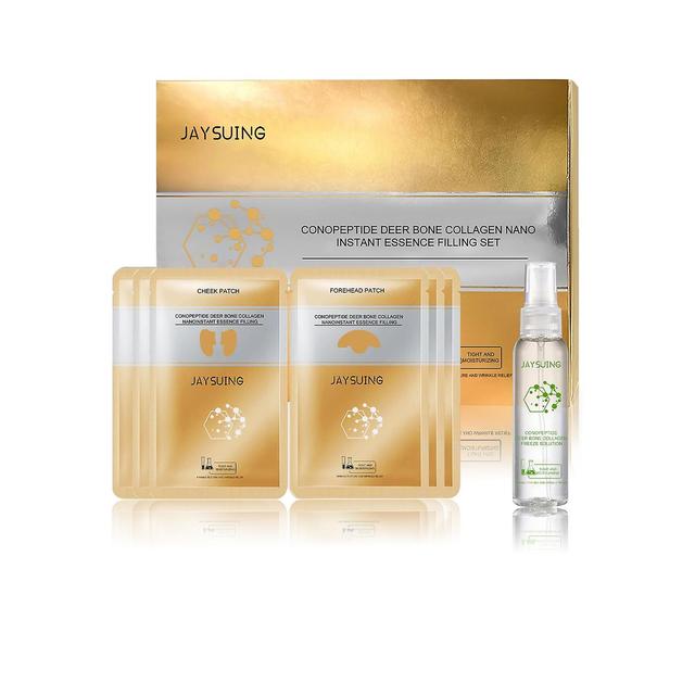 Snail Peptide Deer Bone Collagen Essence Set Lightens Fine Lines, Anti-Aging, Moisturizes And Tighte on Productcaster.